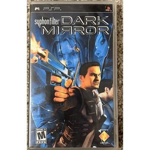 Syphon Filter: Dark Mirror Sony PSP 2006 BLACK LABEL COMPLETE CIB PlayStation